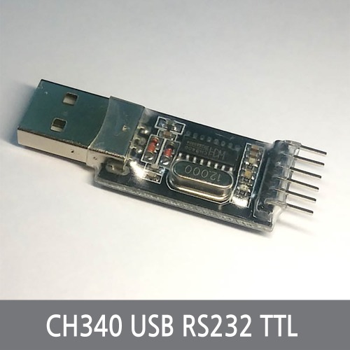 C57 CH340 윈도우8지원 USB RS232 TTL 시리얼 컨버터