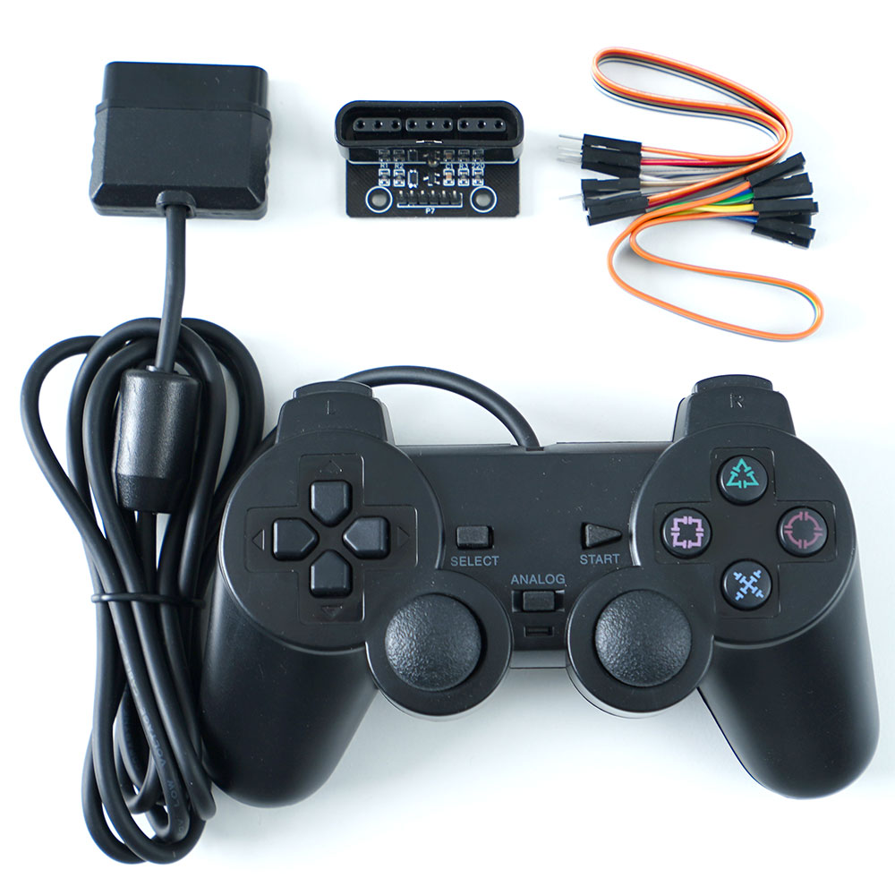 아두이노 PS2 게임패드 제어 키트(로봇구동소스제공) 게임컨트롤러